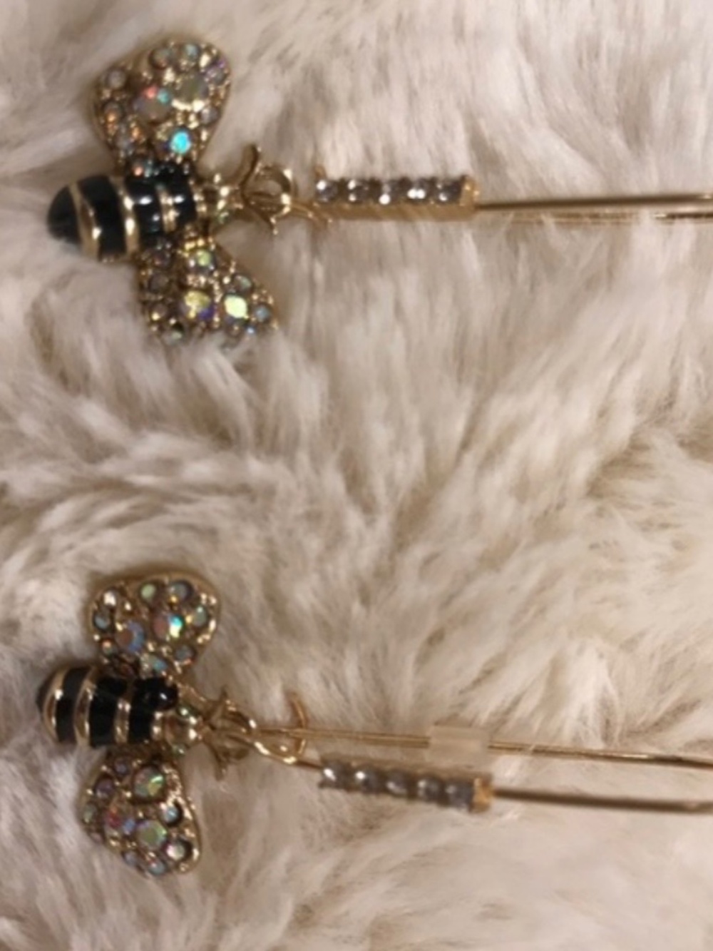 Betsey Johnson Bee Drop Earrings